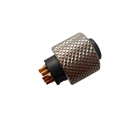 ACEWXXX00001 M12-4pin female waterproof connector moulded, screw version, connected with cable