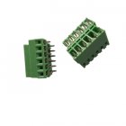 ACEBXXX00006 pin screw rising clamp terminal block for pcb through hole
